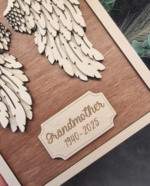 Atminimo lentelė su rėmeliu artimam žmogui