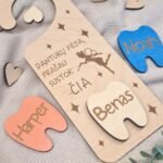 Dantukų fėjos durų lentelė pakabukas