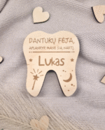 Dėžutė dantukui ir pinigėliui Dantukų fėja