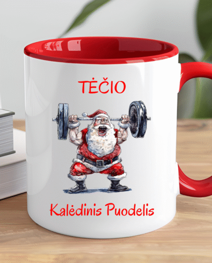 Kalėdinis Tėčio kavos ir arbatos puodelis