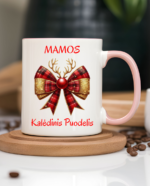 Kalėdinis Mamos kavos ir arbatos puodelis