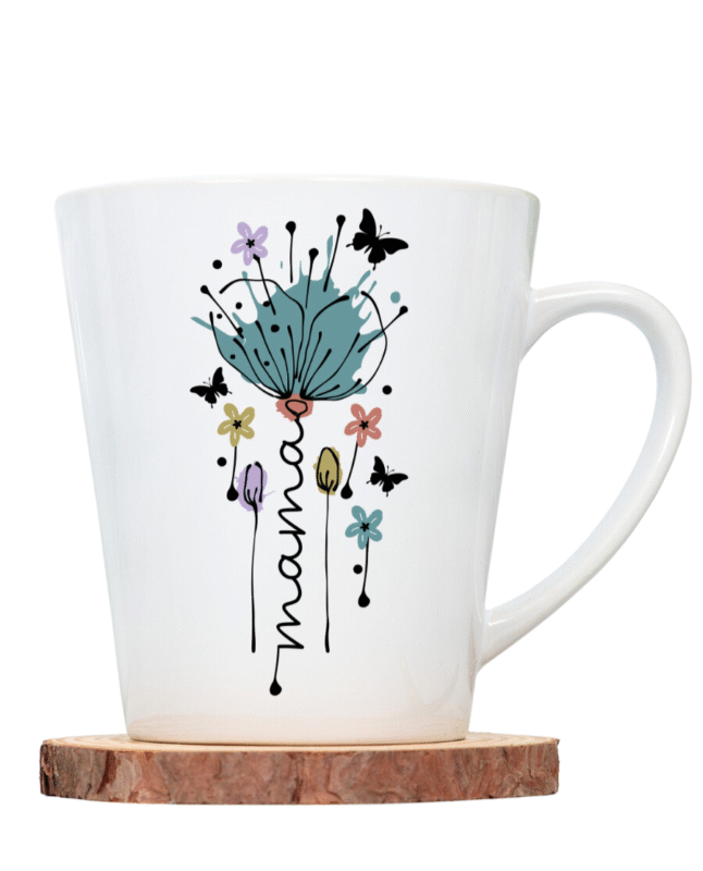 Latte puodelis mamai Mama