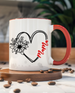 Arbatos Kavos puodelis Mamai