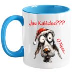 Kalėdinis kavos ir arbatos puodelis Jau Kalėdos