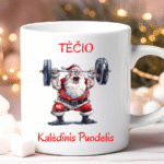 Kalėdinis Tėčio kavos ir arbatos puodelis