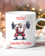 Kalėdinis Tėčio kavos ir arbatos puodelis