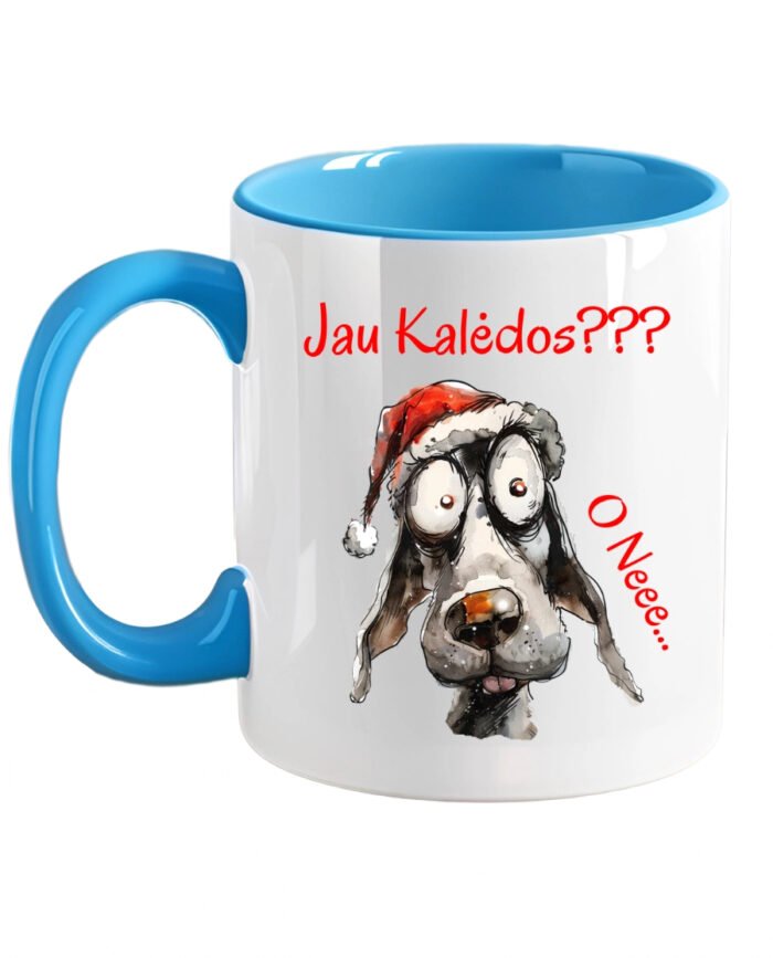 Kalėdinis kavos ir arbatos puodelis Jau Kalėdos