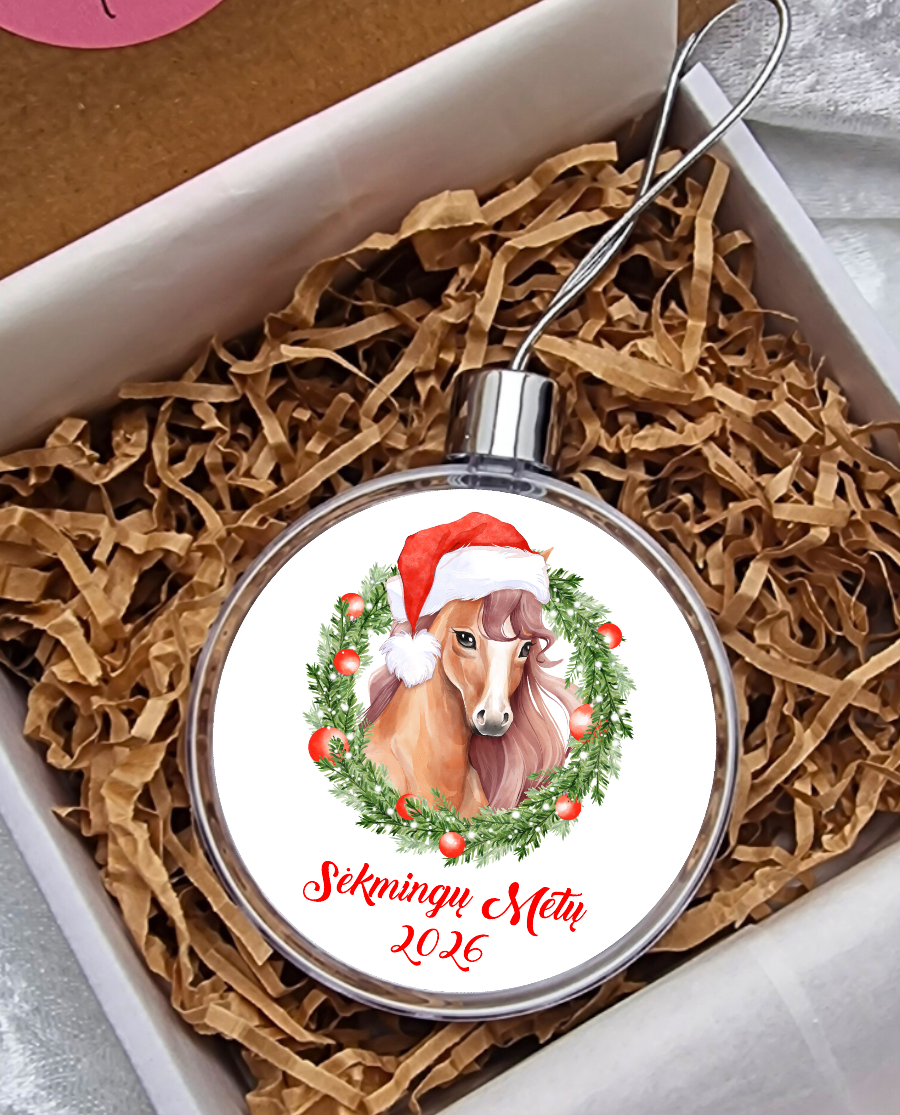 Kalėdinis eglutės žaisliukas Sėkmingų Metų Kalėdinis eglutės žaisliukas Sėkmingų Metų