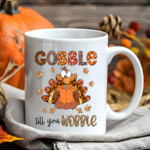 Kavos puodelis Padėkos dienai Thanksgiving Day