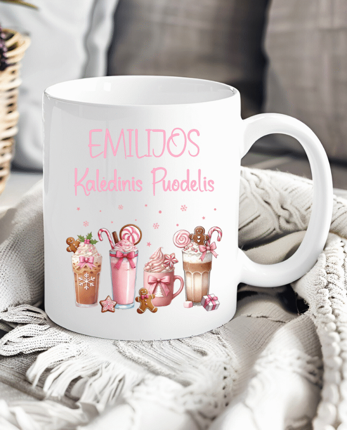 Personalizuotas Kalėdinis puodelis su Vardu