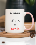 Personalizuotas puodelis šeimai Dovana mamai ir tėčiui