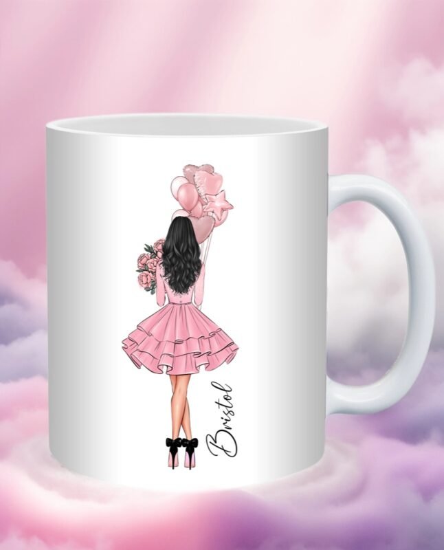 Pradinis puslapis Personalizuotas puodelis su vardu Gimtadienio Mergina