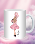 Personalizuotas puodelis su vardu Gimtadienio Mergina