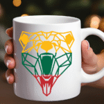 Puodelis Lokys Lietuviška atributika