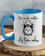 Puodelis Man nereikia žadintuvo