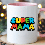 Puodelis Super Mama