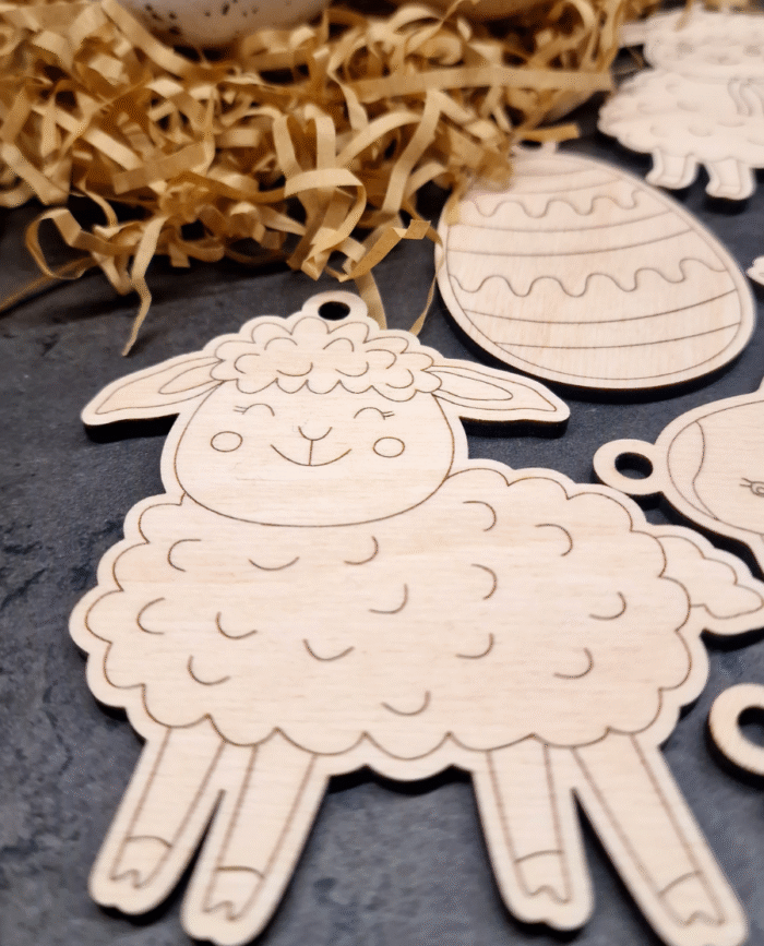 Spalvinimo rinkinys vaikams Velykiniai ornamentai pakabukai