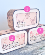 Taupyklė mergaitei su graviruotu vardu