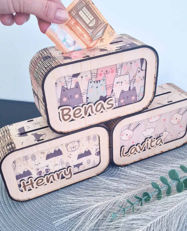 Pradinis puslapis Taupyklė vaikams su graviruotu vardu