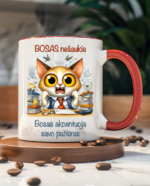 Puodelis Bosui Bosas nešaukia