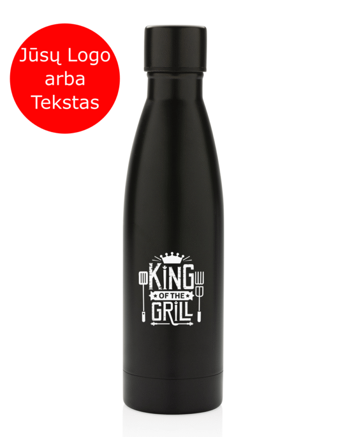 Gertuvė su graviruotu logotipu ar tekstu, 500ml
