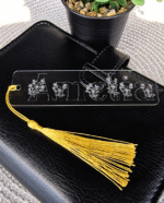 Knygų skirtukas su personalizuotu graviruotu užrašu