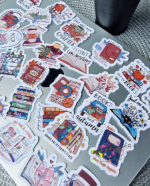 Lipdukai knygų skaitymo mėgėjams 30 vnt.