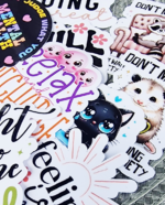 Motyvaciniai lipdukai Nerimas Sąmoningumas Depresija 20 vnt.