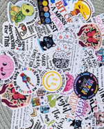 Motyvaciniai lipdukai Nerimas Sąmoningumas Depresija 20 vnt.