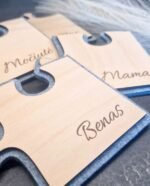 Personalizuoti vardiniai veltinio padėkliukai Dėlionė Puzzle