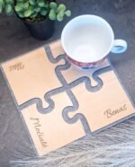 Personalizuoti vardiniai veltinio padėkliukai Dėlionė Puzzle