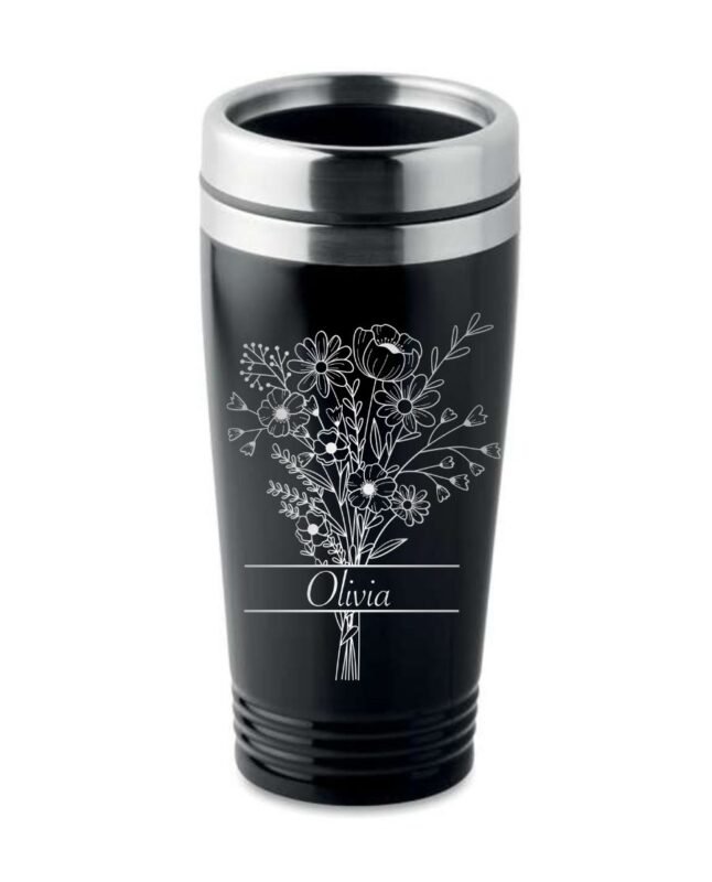 Termo puodelis mamai su vardu 400ml