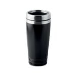 Juodas termo puodelis 400ml