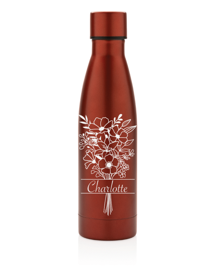 Graviruota termo gertuvė su vardu, 500ml