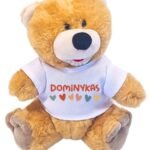 Pliušinis meškiukas su vardu "Širdelės"