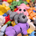 3D Antistresinių Flexi žaislų rinkinys Gyvūnėliai