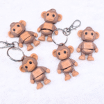 3D Raktų pakabukas „Bezdžionė“