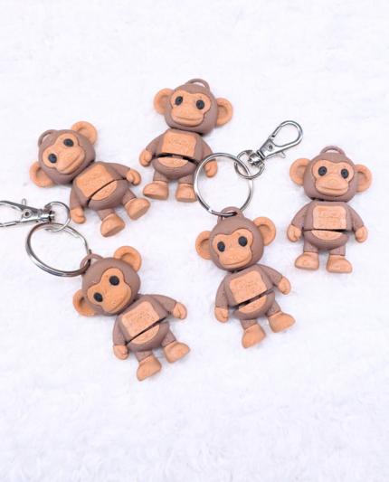 3D Raktų pakabukas „Bezdžionė“