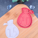 Formelė sausainiams Kalėdų maišas su numeriu