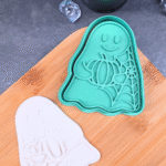 Halloween sausainių formelė Vaiduoklis su moliūgu