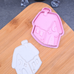 Sausainių formelė Kalėdinis namelis