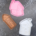 Sausainių formelių rinkinys Kalėdų miestelis