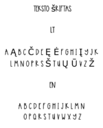Individuali sausainių formelė su vardu