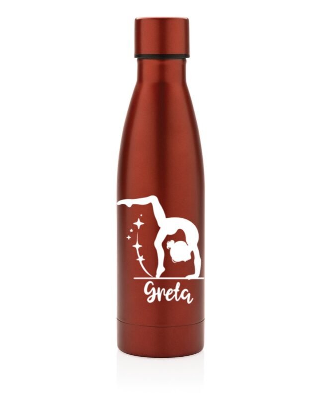 Graviruota termo gertuvė su vardu Gimnastė