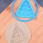 Sausainių formelė Moderni eglutė