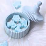 Rankų darbo sojų žvakė Kalėdų šiluma