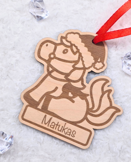 Christmas toys with name or logo Horse