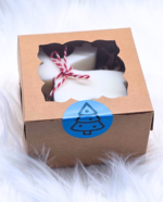 Christmas handmade soy wax candle Reindeer