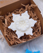 Christmas handmade soy wax candle Snowflake
