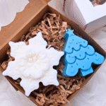 Christmas soy wax candle set